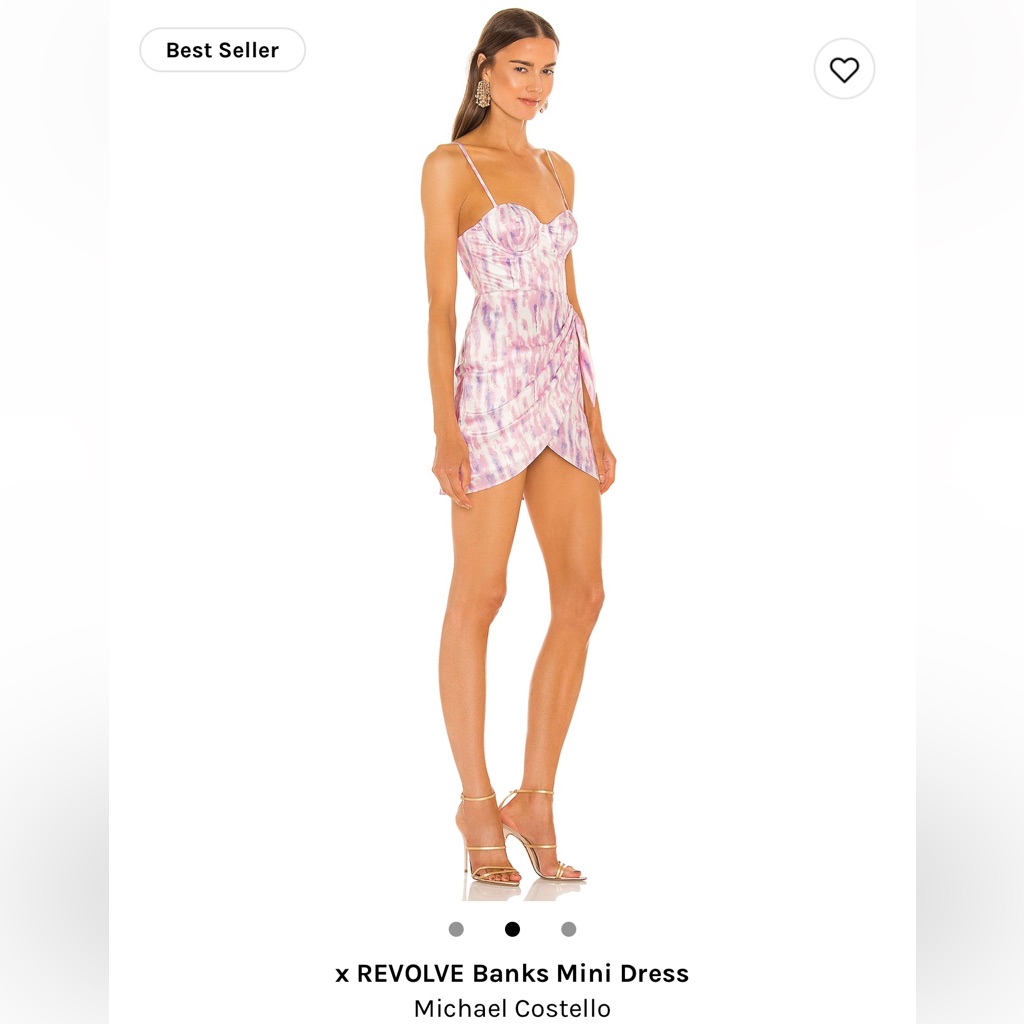 X Revolve Banks Mini Dress Michael Costello